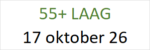 55+ Laag 17 oktober 2026